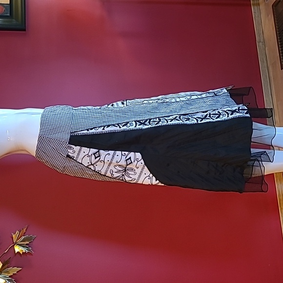 Patchwork Tulle Designer Skirt Size 4 - Picture 2 of 13